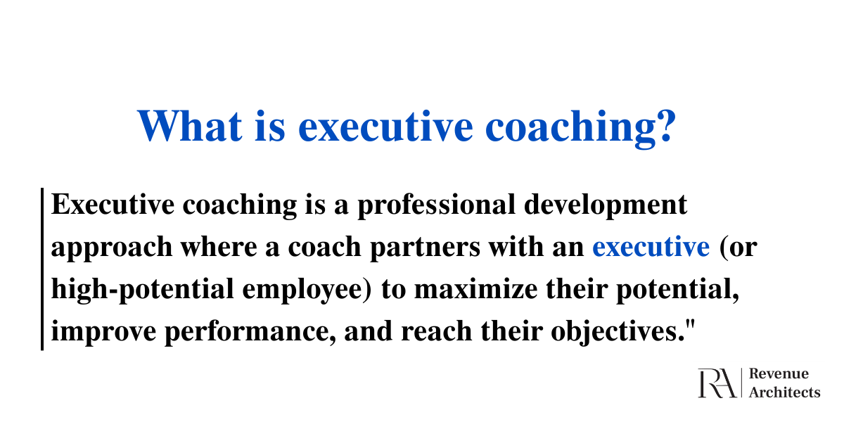 what is executive coaching definition