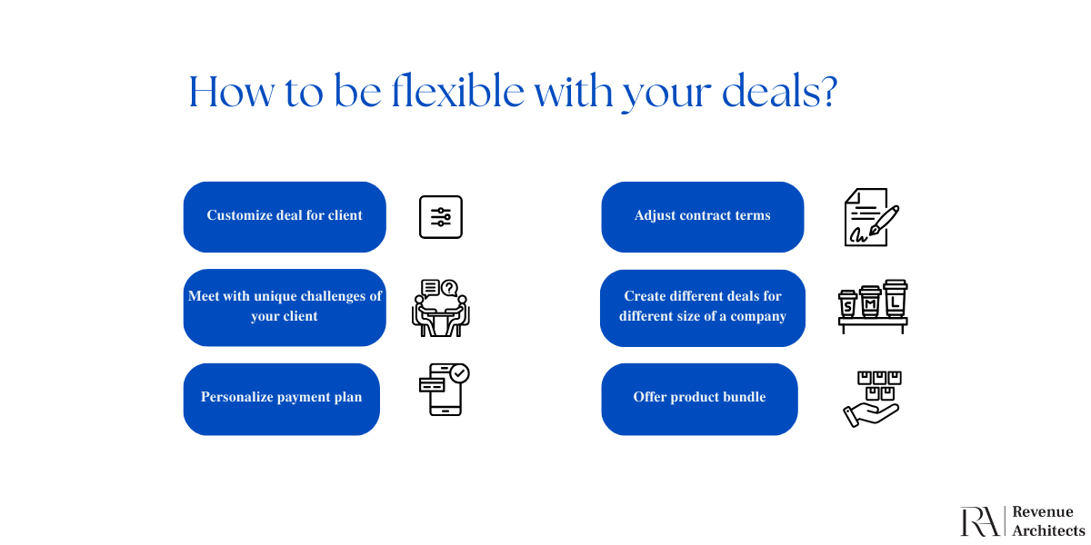 How to be flexible with your deals